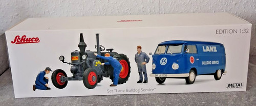 Schuco set lanz bulldog - schuco,